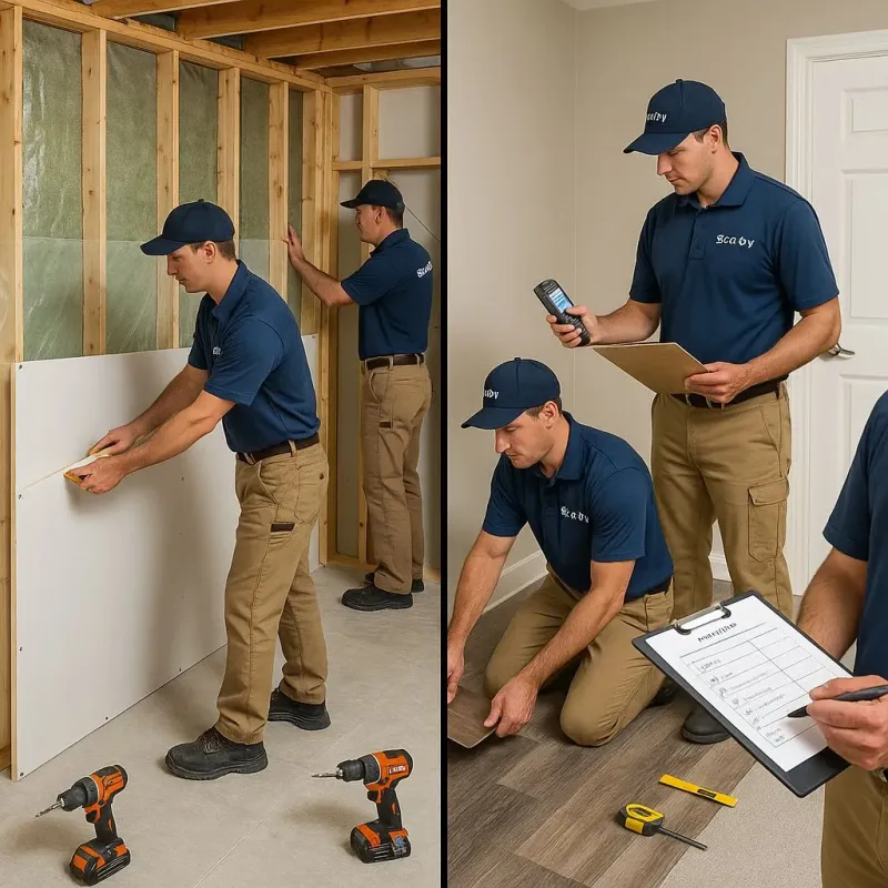 Repairs and Reconstruction process in Evergreen, AL