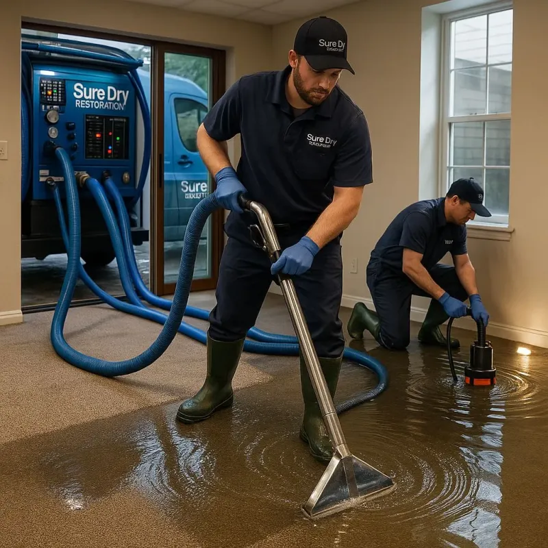 Water Extraction and Removal process in Evergreen, AL